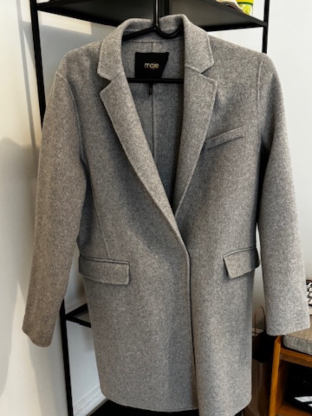 Maje Wool Blend Coat Size EU 36 / US 4